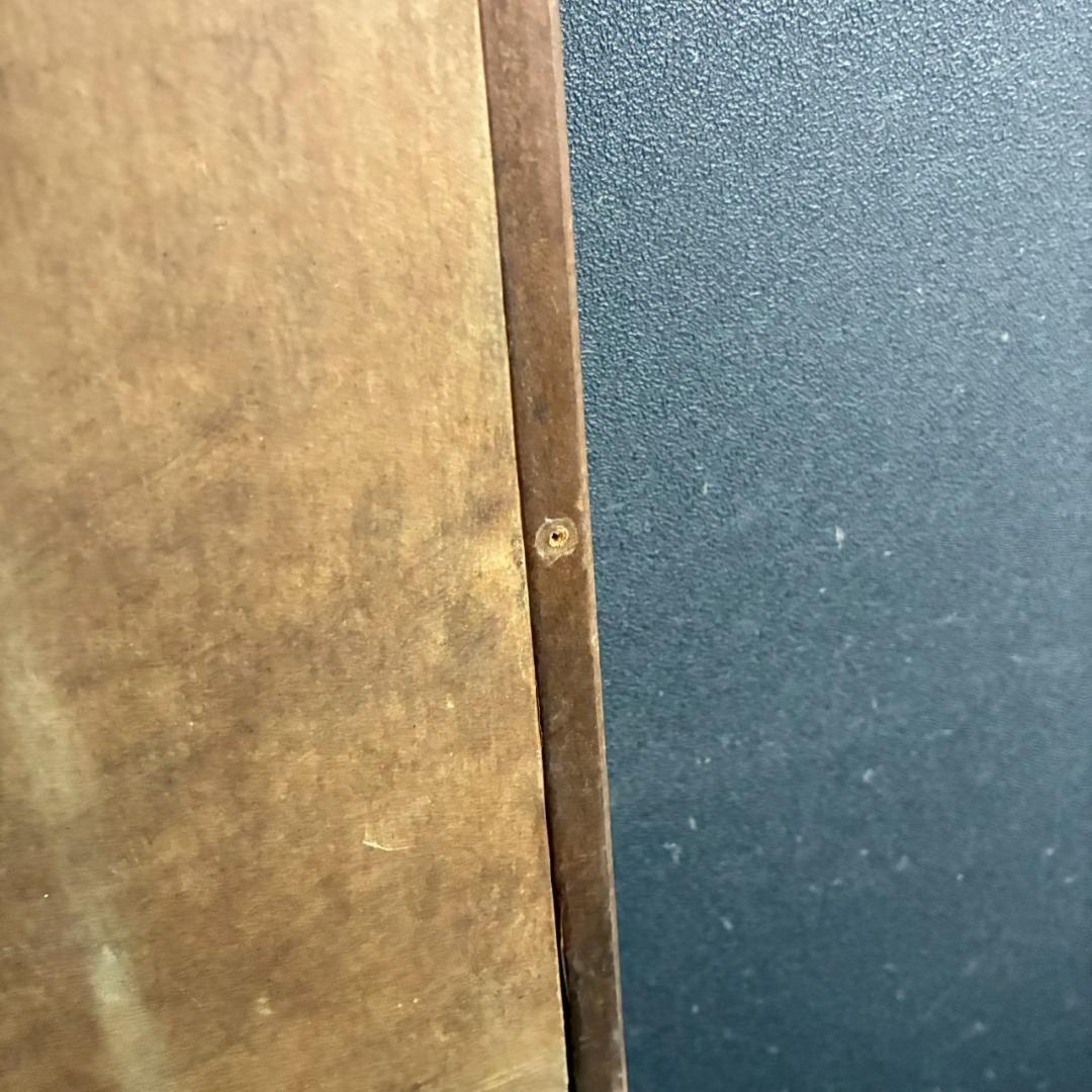 谷崎勉「赤富士」日本画 共シール有 直筆サイン・落款入り 額縁入り 開運 お正月