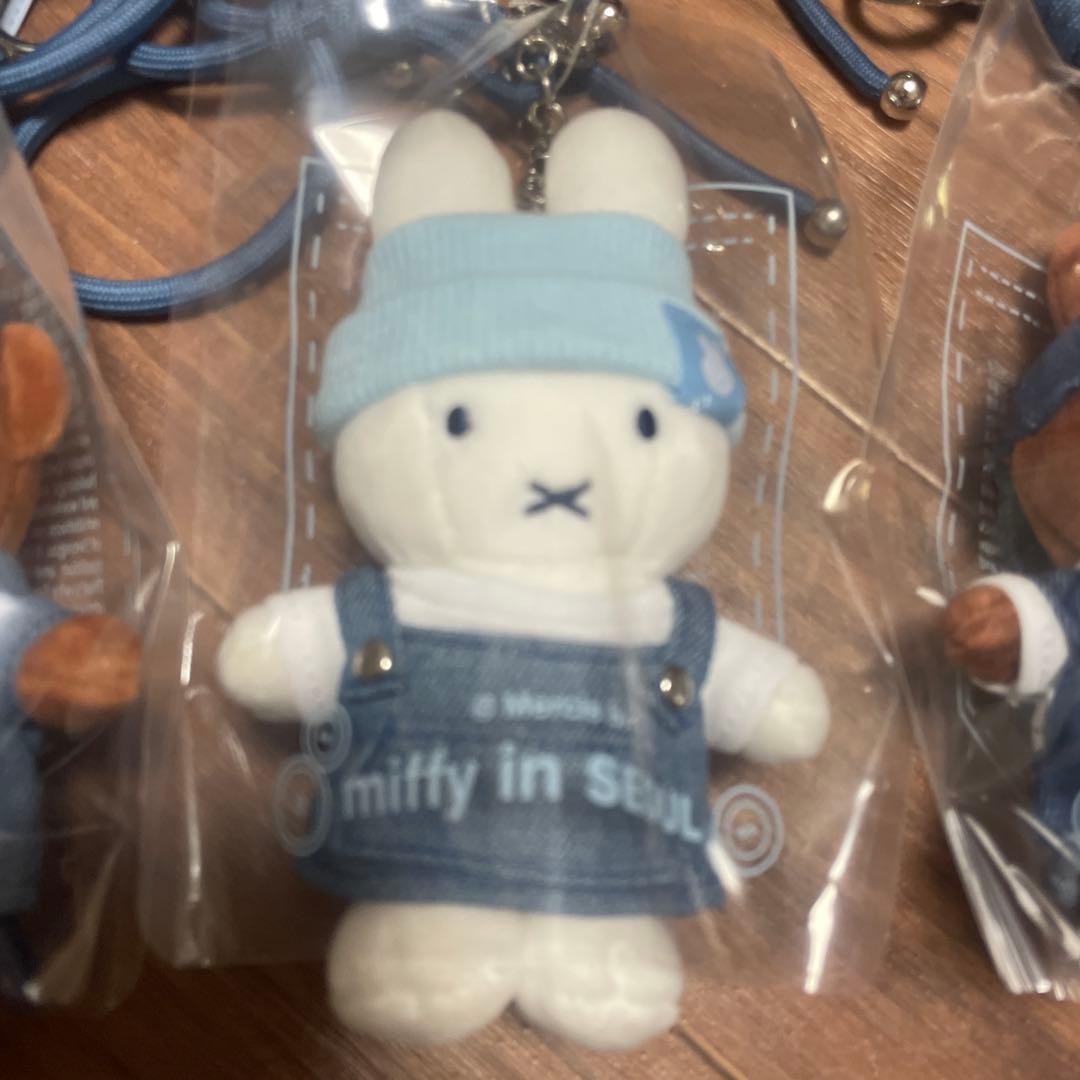 韓国ソウルミッフィー デニムスタイル ぬいぐるみ 3体セット