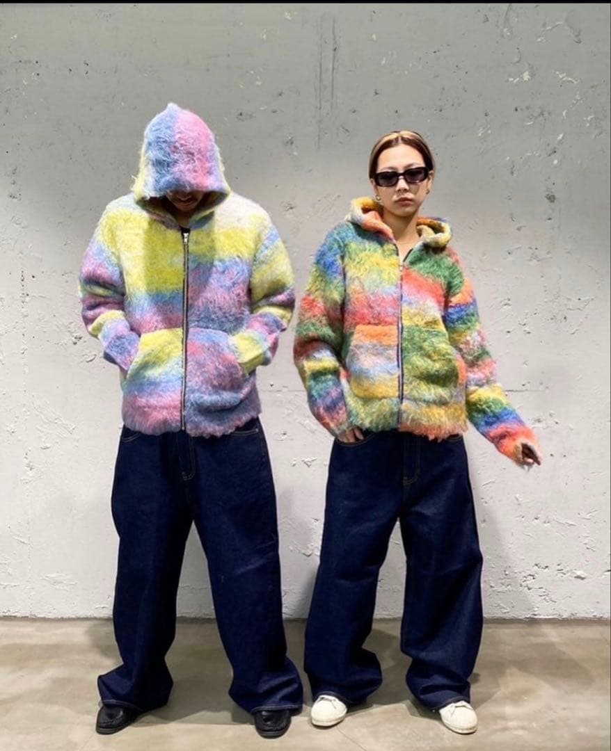 トップス FUTURE ARCHIVE / SHAGGY KNIT PARKA