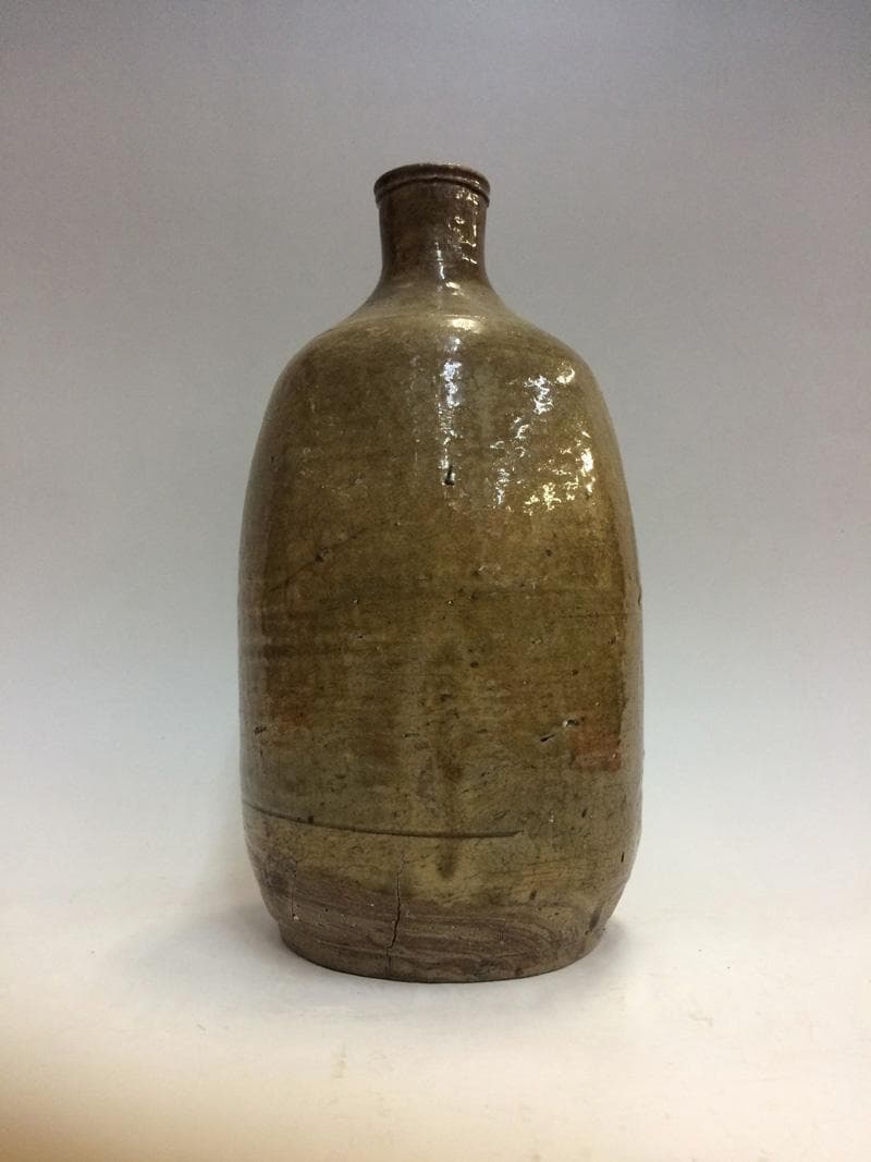 ★骨董一点もの！　黄瀬戸/瀬戸焼　徳利　江戸中~後期　1780~1810年頃_5