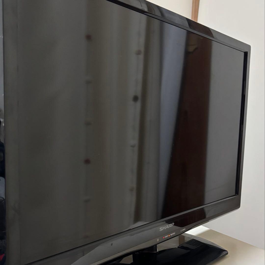 シャープAQUOS 24型 液晶テレビ 2014年製 純正リモコンB-CAS付き