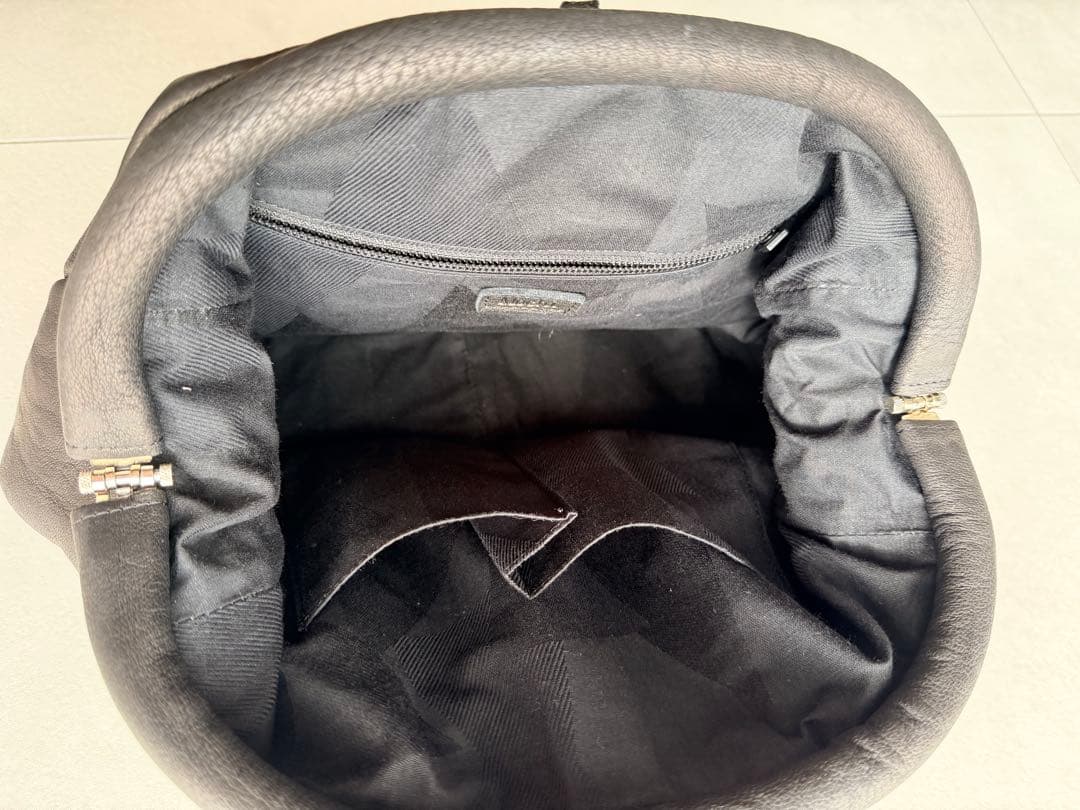 Mochi モチgama bag [black/ma-pro-14]鹿革