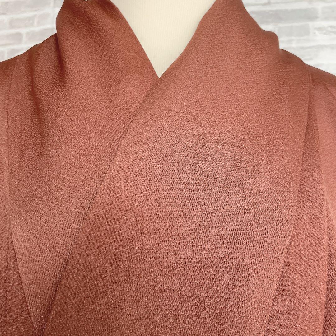 訪問着+長襦袢　フルセット　椿　相良刺繍　入学式　卒業式　着物　付け下げ　H10