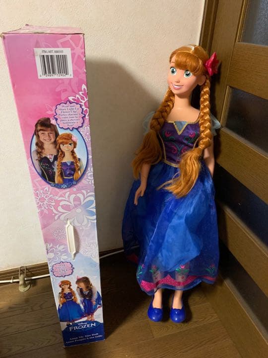 ディズニー　アナ雪　フローズン　ANNA MY SIZE DOLL