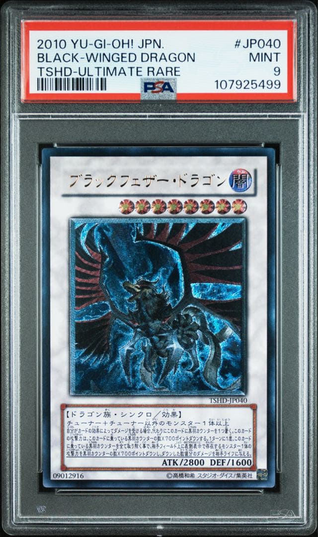 【PSA9】遊戯王　ブラックフェザー•ドラゴン　レリーフ