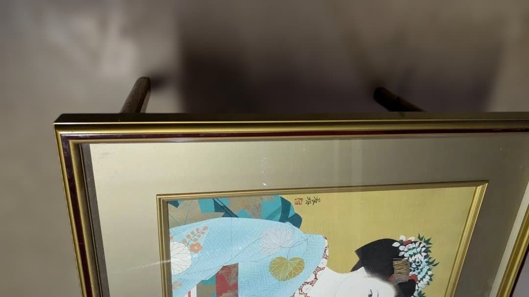 美明 女性の肖像 日本画