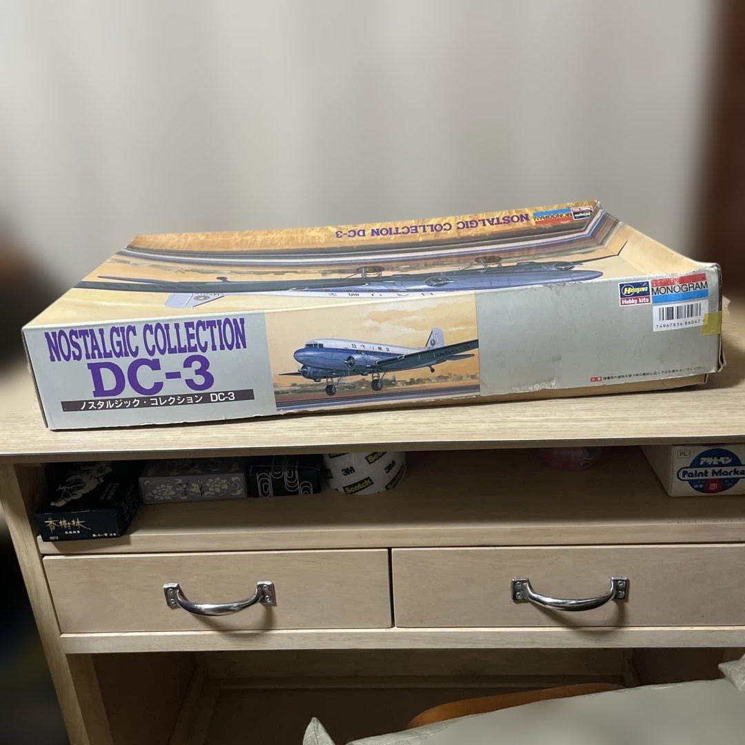 昭和 ハセガワ 1/48 DC-3 ノスタルジックコレクション 未組立Ln586