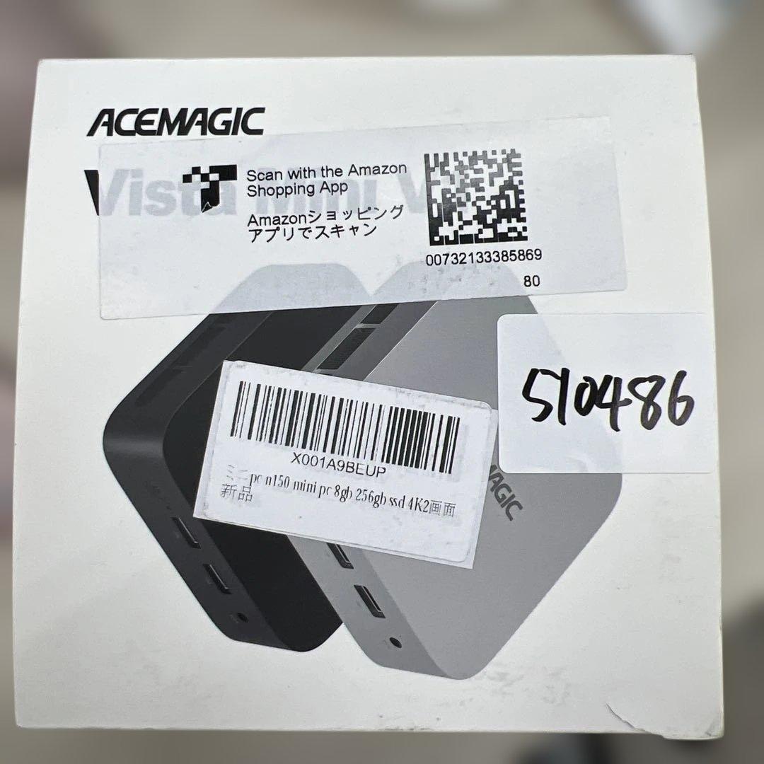 510486　ミニpc n150 8gb 256gb ssd 4K2画面