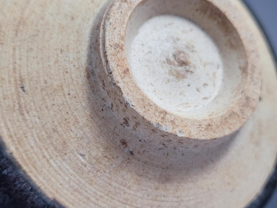 黒釉 窯変紋 茶碗 宋元時代 幅約15.7cm