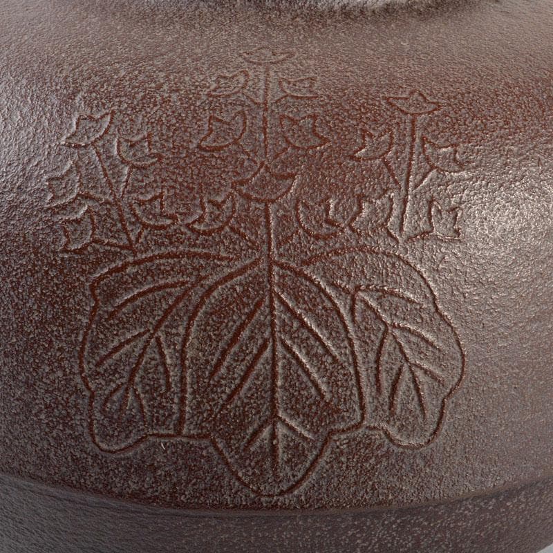 茶道具　人間国宝　釜師　高橋敬典作　政所釜　共箱　M　R4847B