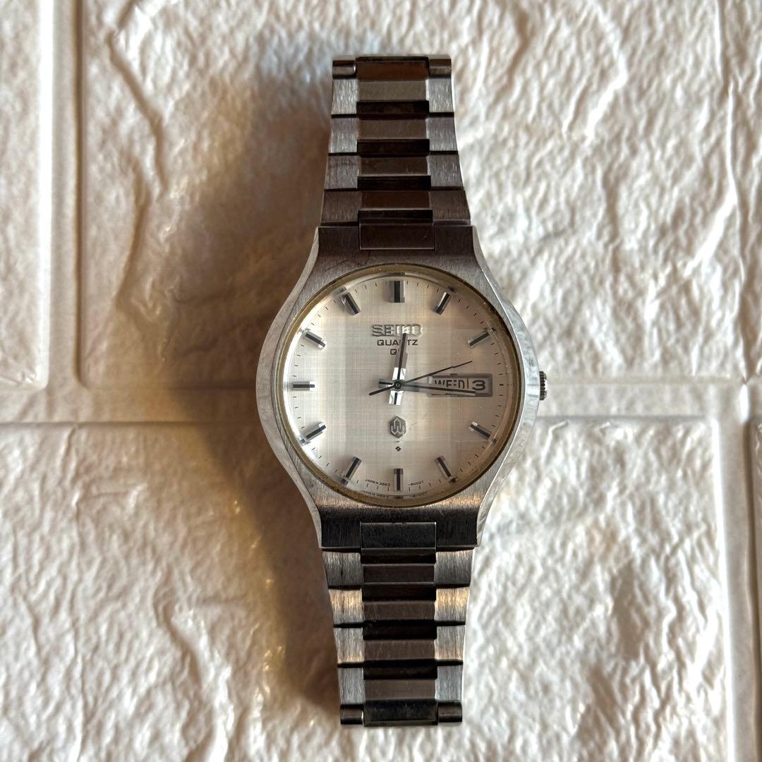 SEIKO QUARTZ 3863-8000 シルバー クォーツ 腕時計 不動品