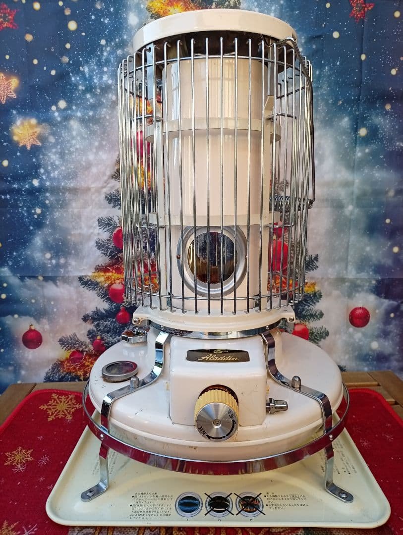 アラジン。純正芯交換済。メンテナンス済。取説付。ベージュ