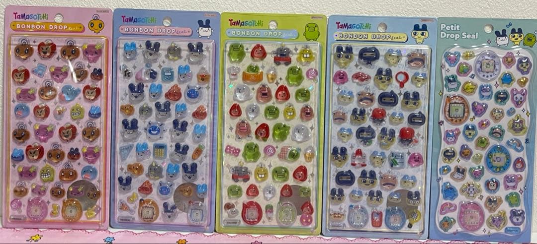 【正規品】たまごっち ボンボンドロップ プチドロップ 5枚セット ラスト1点