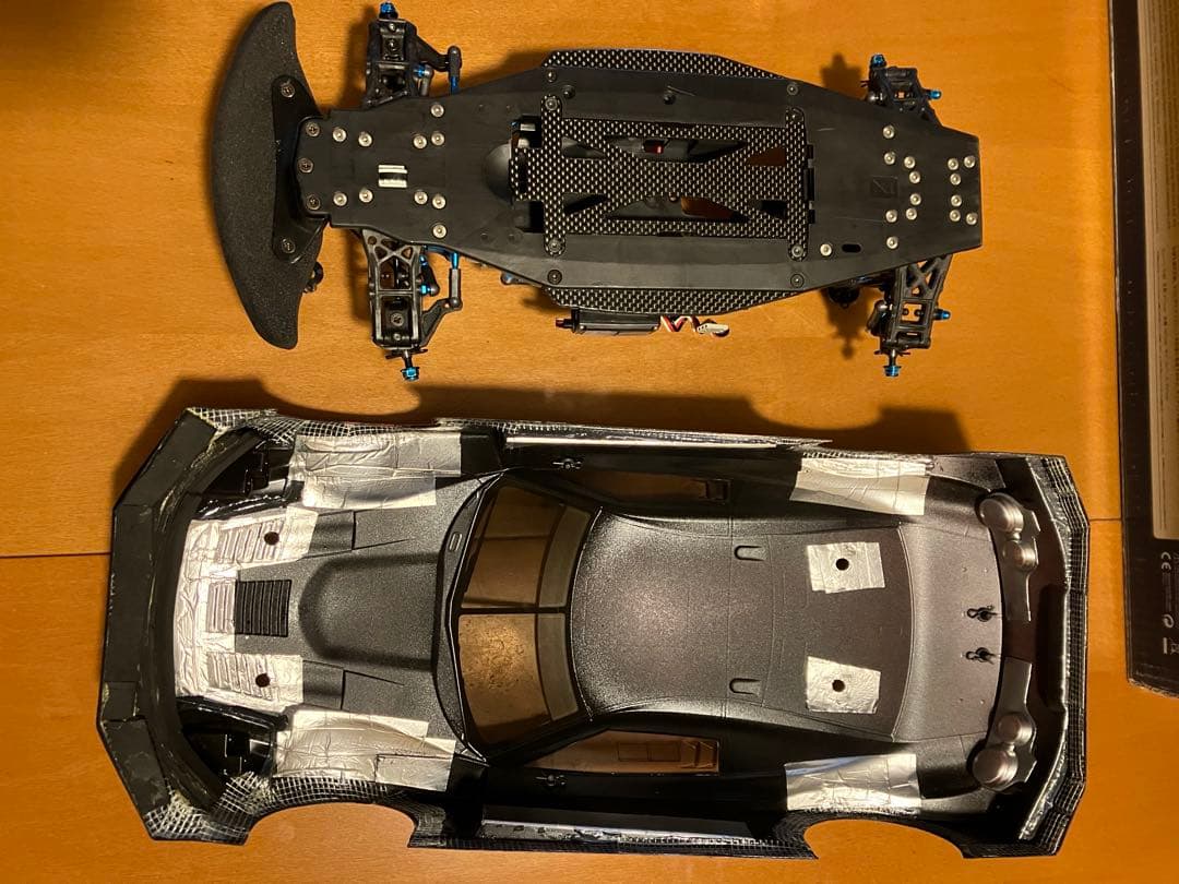 タミヤ　TA06メカ＆オプションその他パーツ付き