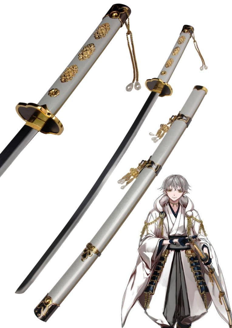 刀剣乱舞-鶴丸国永 cosplay 武具 日輪刀 模造刀 刀装具 居合刀