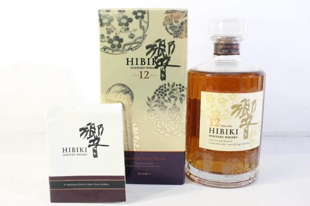 【未開栓】響 HIBIKI 12年 意匠ボトル 花鳥風月 700ml 43% ①