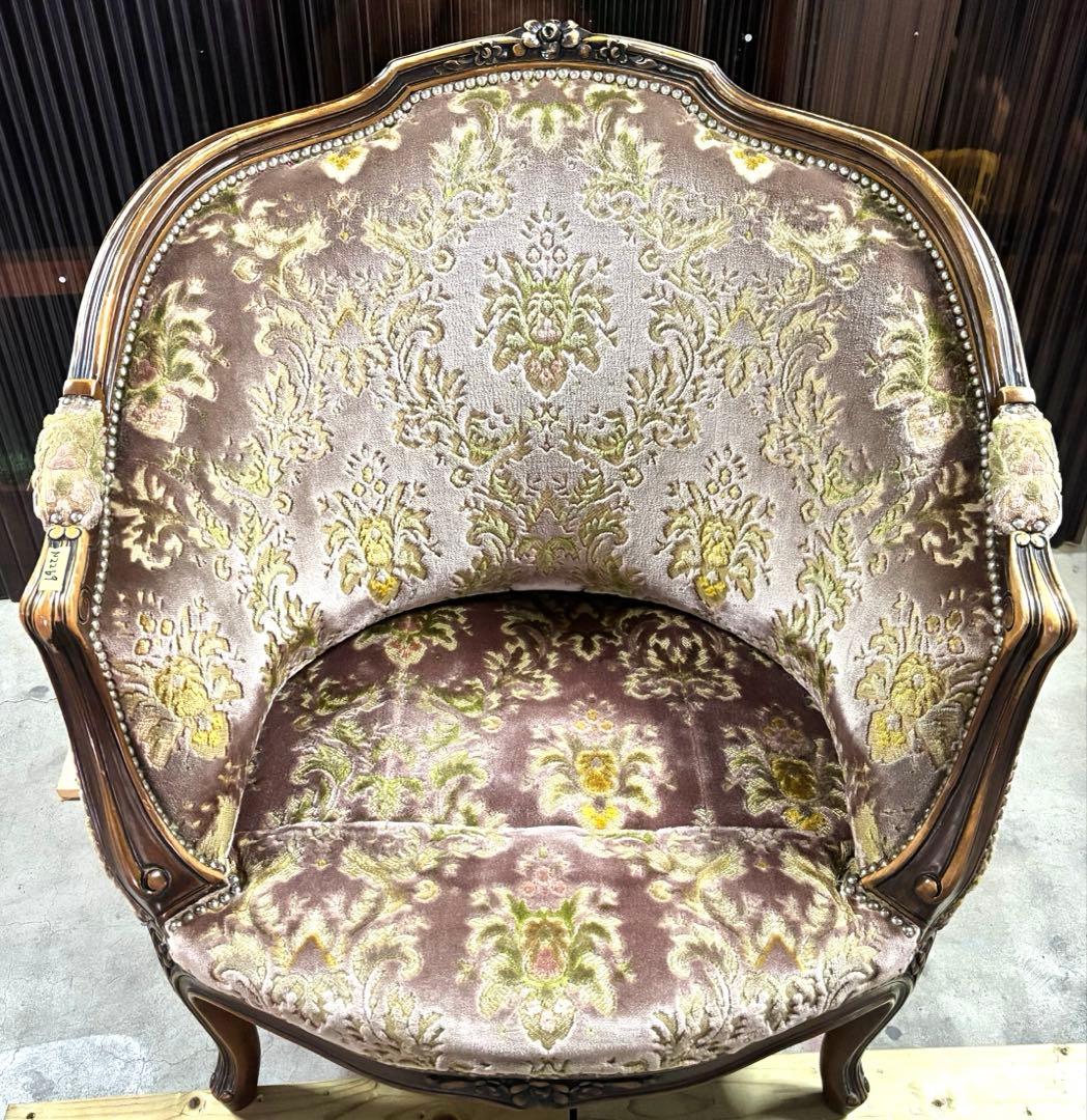 N2269 ドマーニ ルイXV 1人掛けソファ シングルソファ