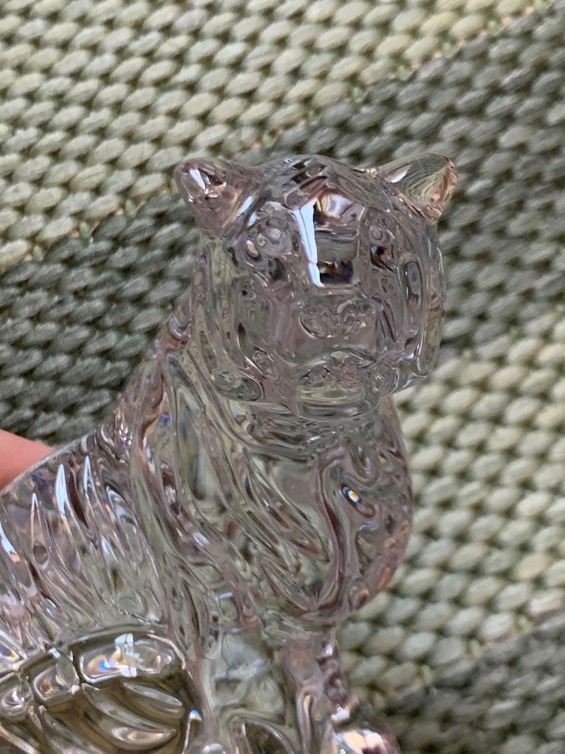 【美品】Baccarat バカラ 干支 トラ 虎 寅 置物 フィギュリン