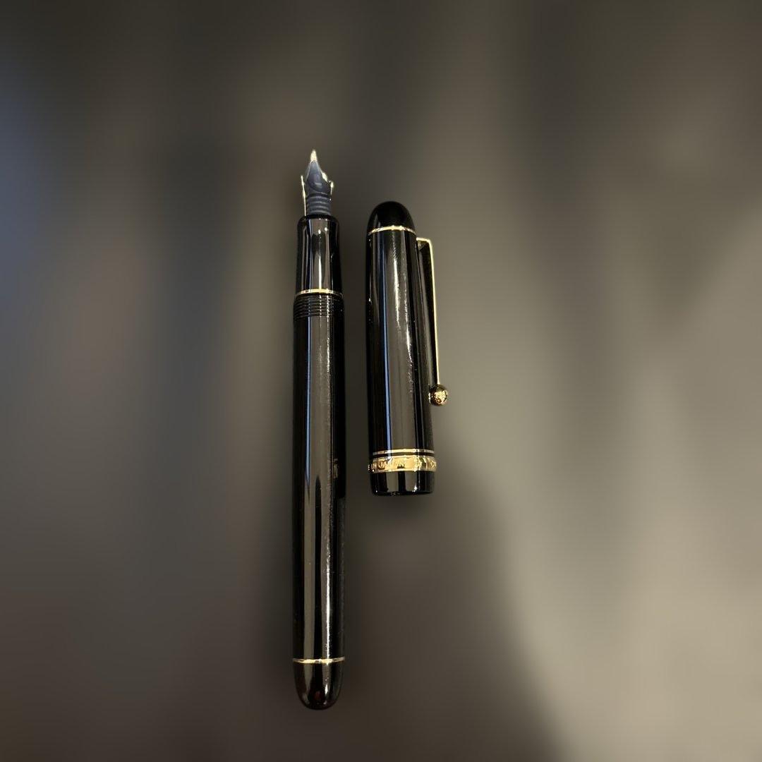 PILOT 万年筆 カスタム74 14K 黒　中細字　箱・説明書・付属品付き