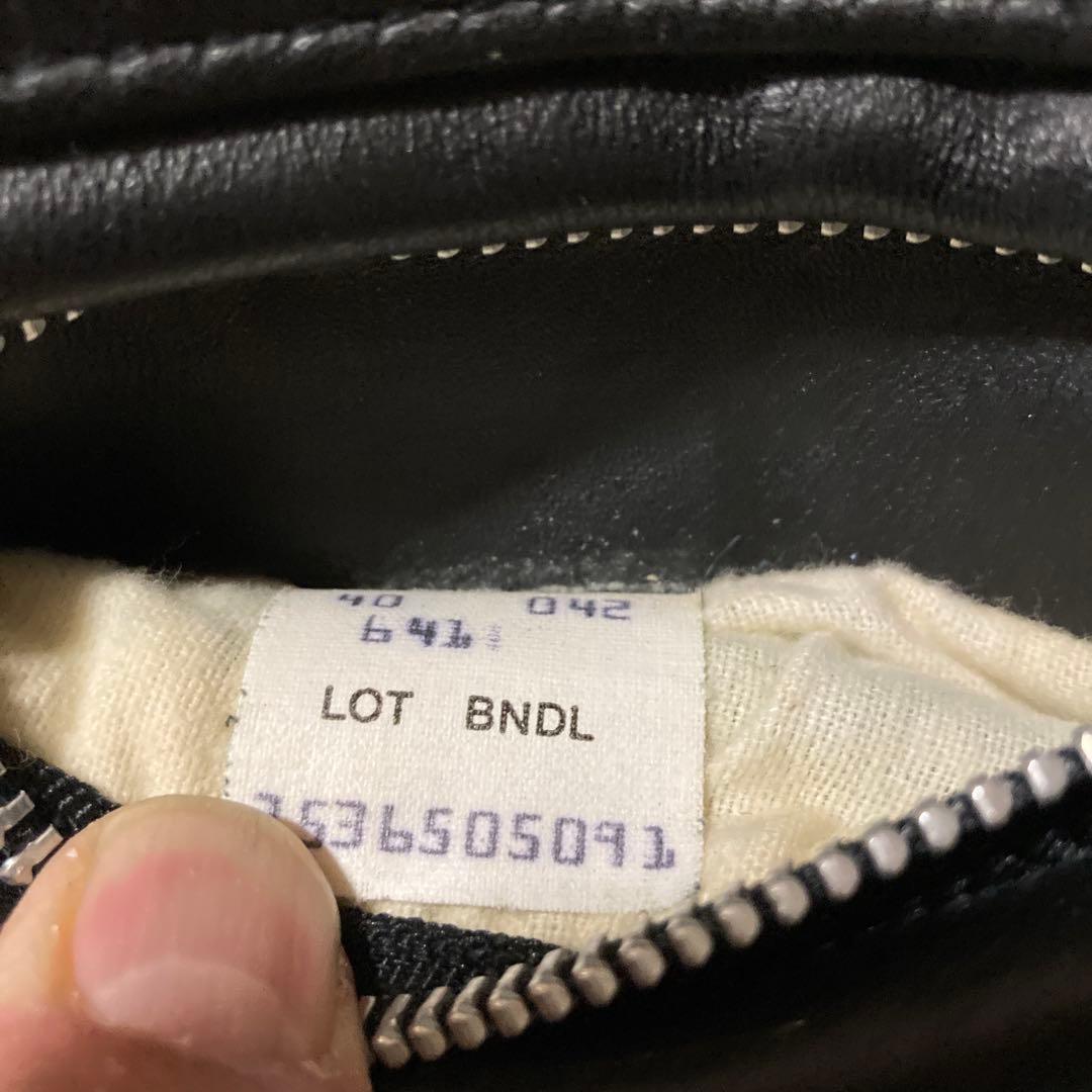 Schott 641 シングルライダース　 ボアライナー付 サイズ40ブラック