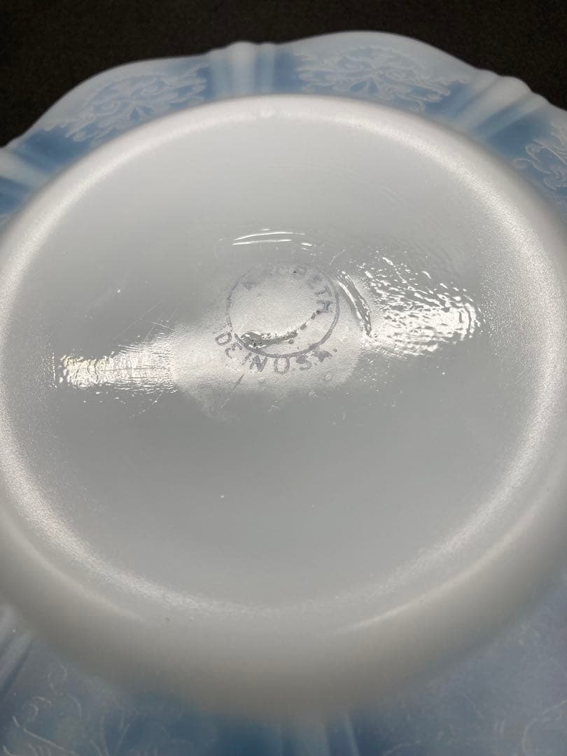 マクベスエバンス オパールセントガラス プレート 2枚セット