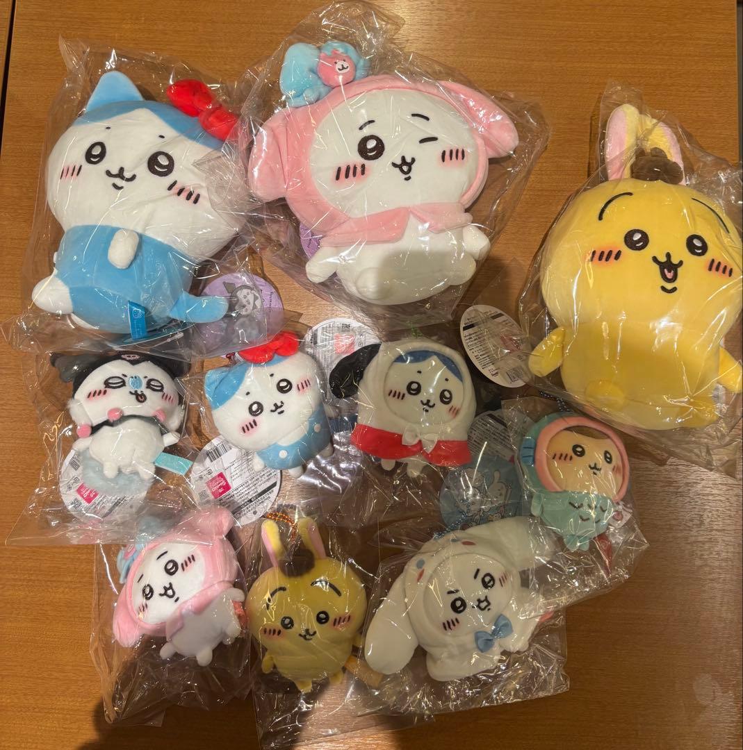 ぷちミニマスコット 10種セット ちいかわ サンリオキャラクター コラボ 第1弾