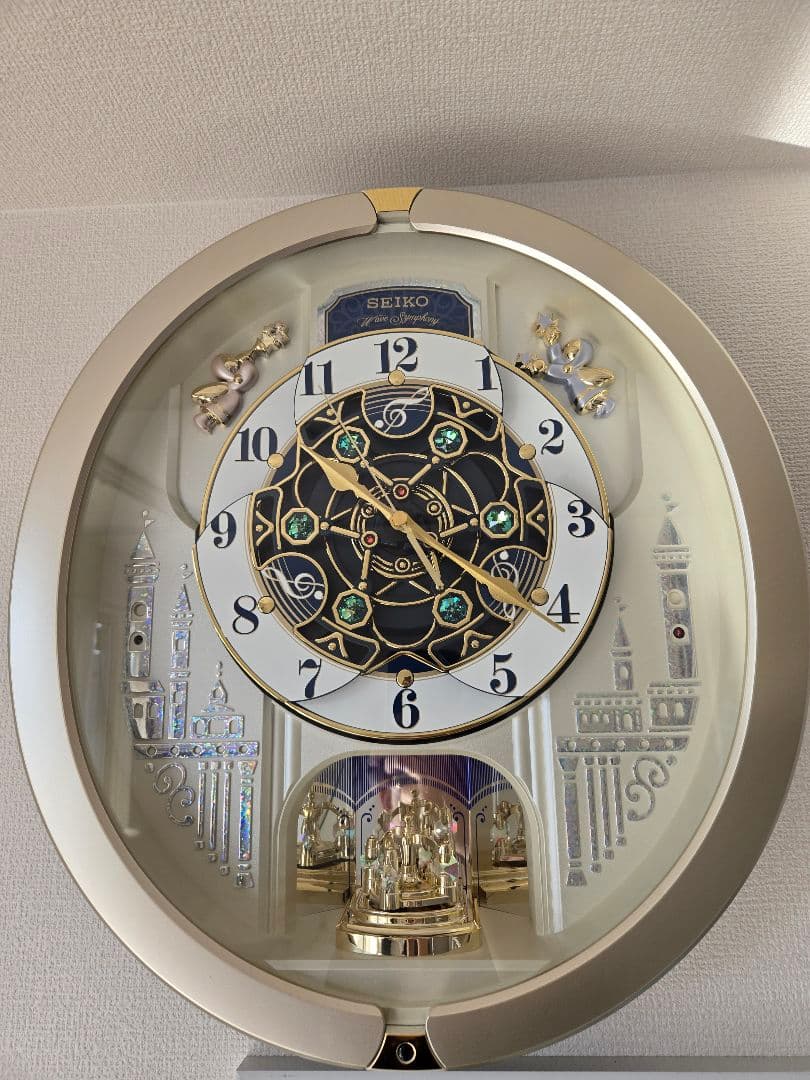 SEIKO　掛け時計　からくり時計　電波時計