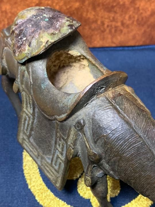 香炉 馬 香炉 ウマ香爐 時代 古玩 唐物 煎茶 香道具　アンティーク