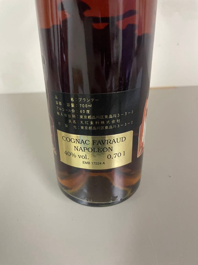 ❷未開封 ファブロ ナポレオン フランス革命　ブランデー