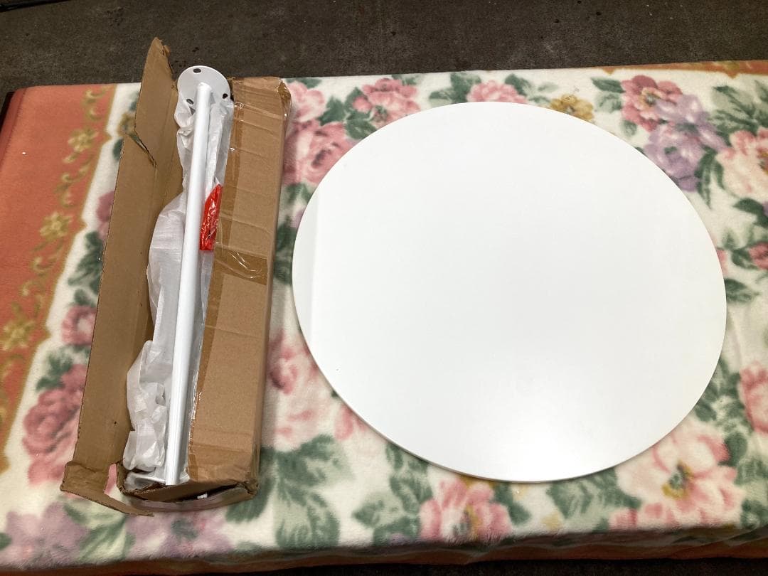 LOWYA Hopinion ロウヤ 丸テーブル 75cm 白