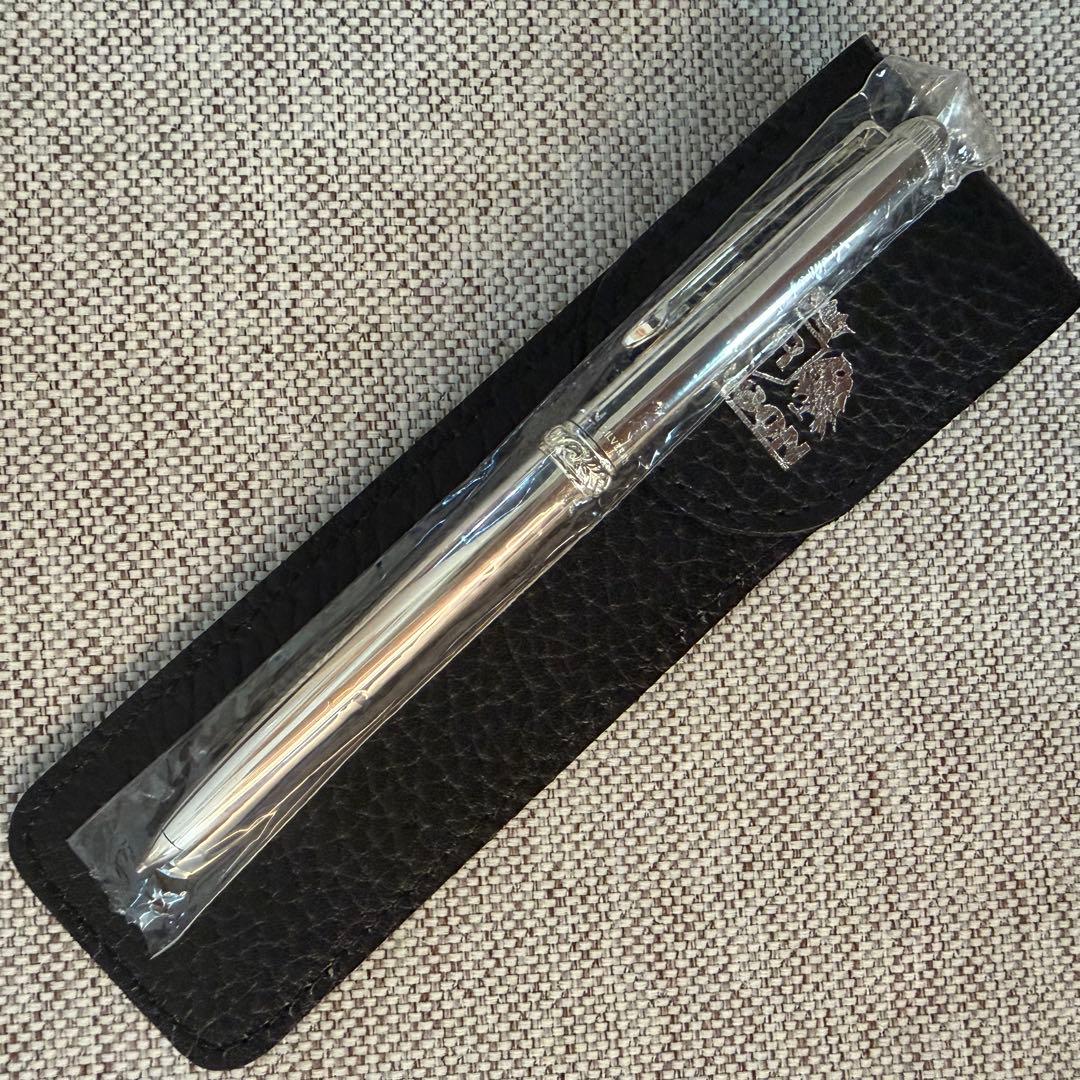 RONSON ロンソン ツイスト式　ボールペン シャープペン セット　銀製