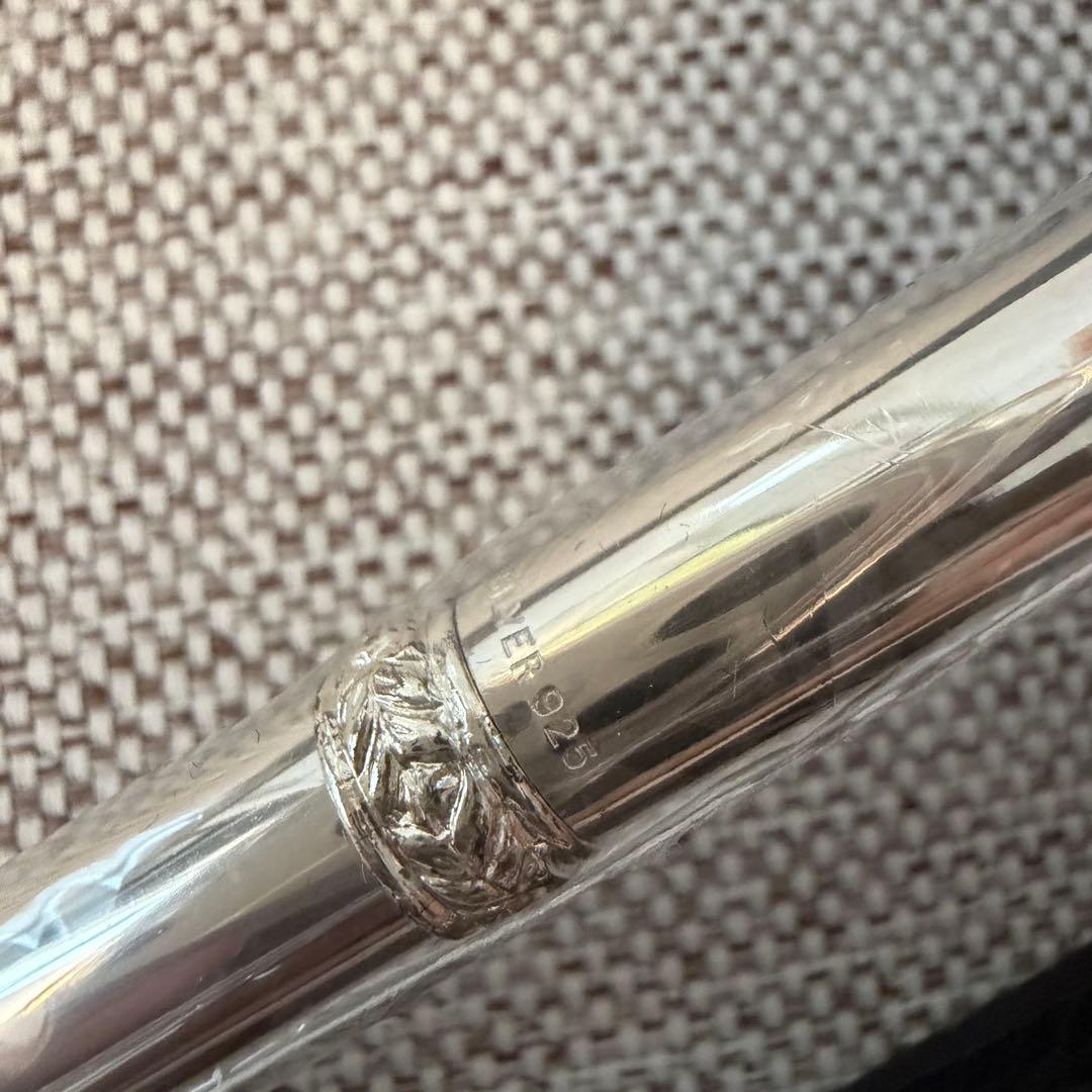 RONSON ロンソン ツイスト式　ボールペン シャープペン セット　銀製