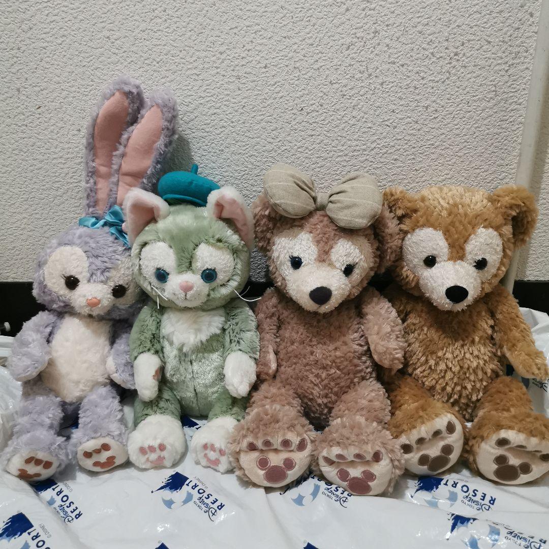 新品　ぬいぐるみ　ダッフィー　シェリーメイ　オルメル　ステラルー　ディズニー