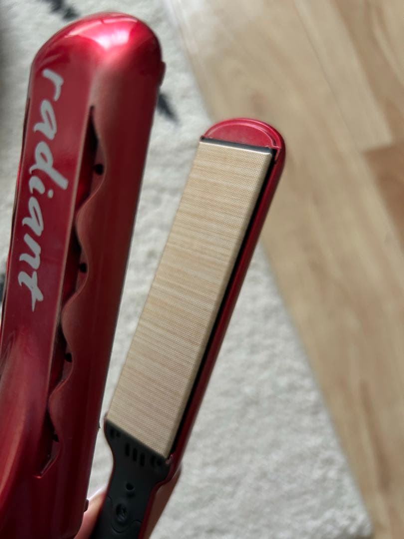 radiant ストレートヘアアイロン レッド