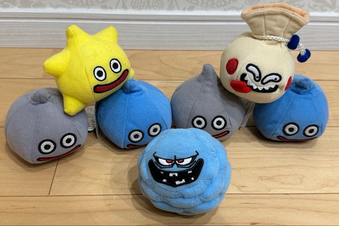 レア ドラクエ アミューズメント専用品 ちっちゃいいっぱいぬいぐるみ 全5種7個