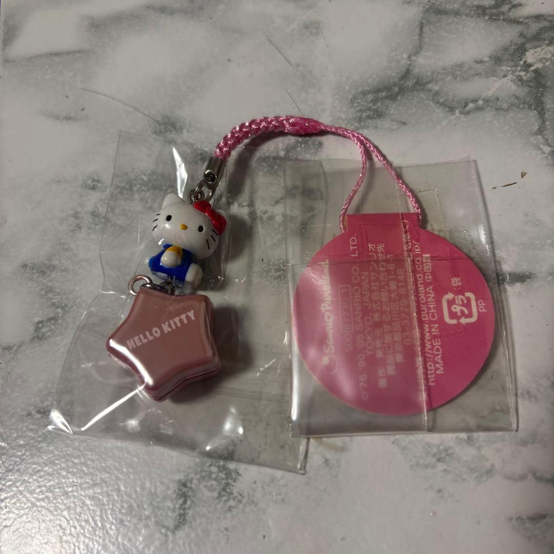 キティ　根付　激レア　希少　廃盤　ピンク　鈴　サンリオピューロランド限定