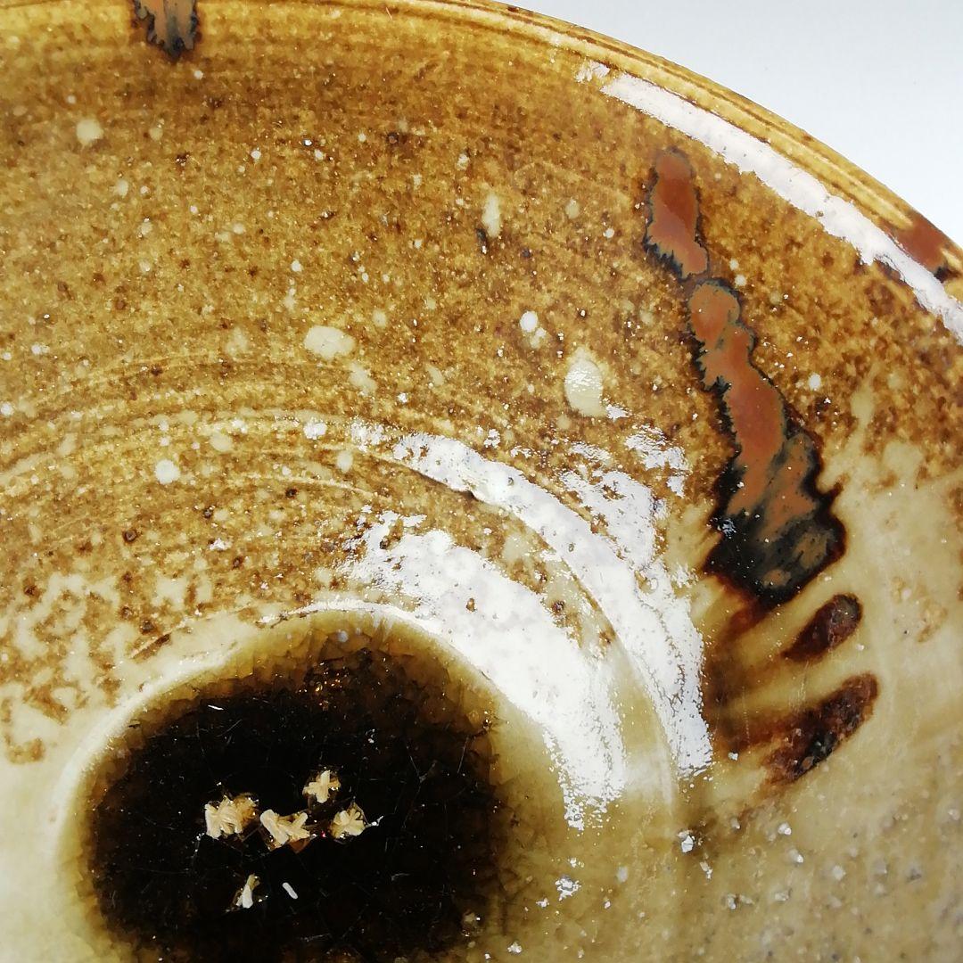 Ｔ１５　茶碗　『美濃伊賀　茶碗』『ガンジャラ窯　高森鵬翔』　共箱　抹茶碗　茶道具