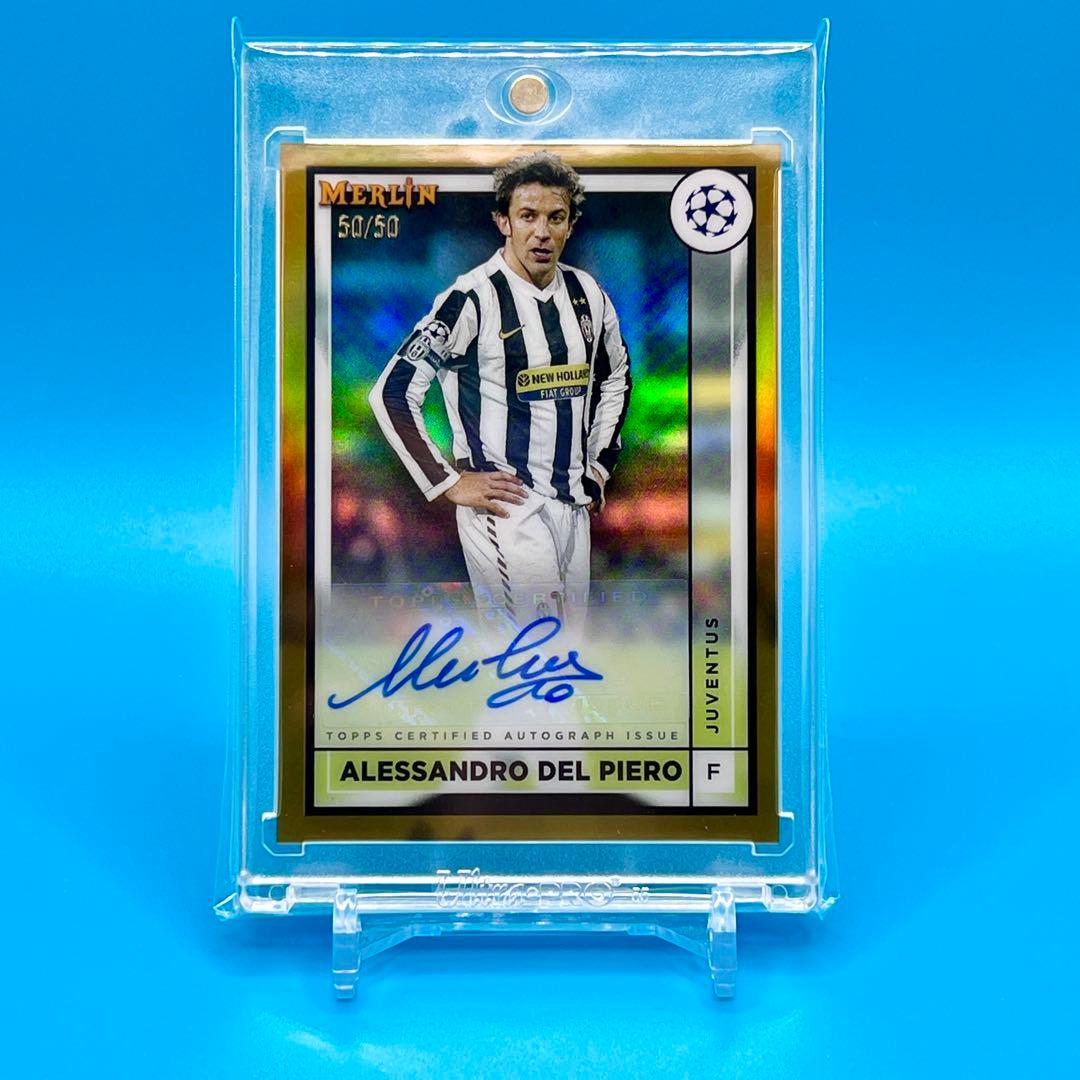 世界50枚！22-23 Topps Merlin DEL PIERO 直筆サイン