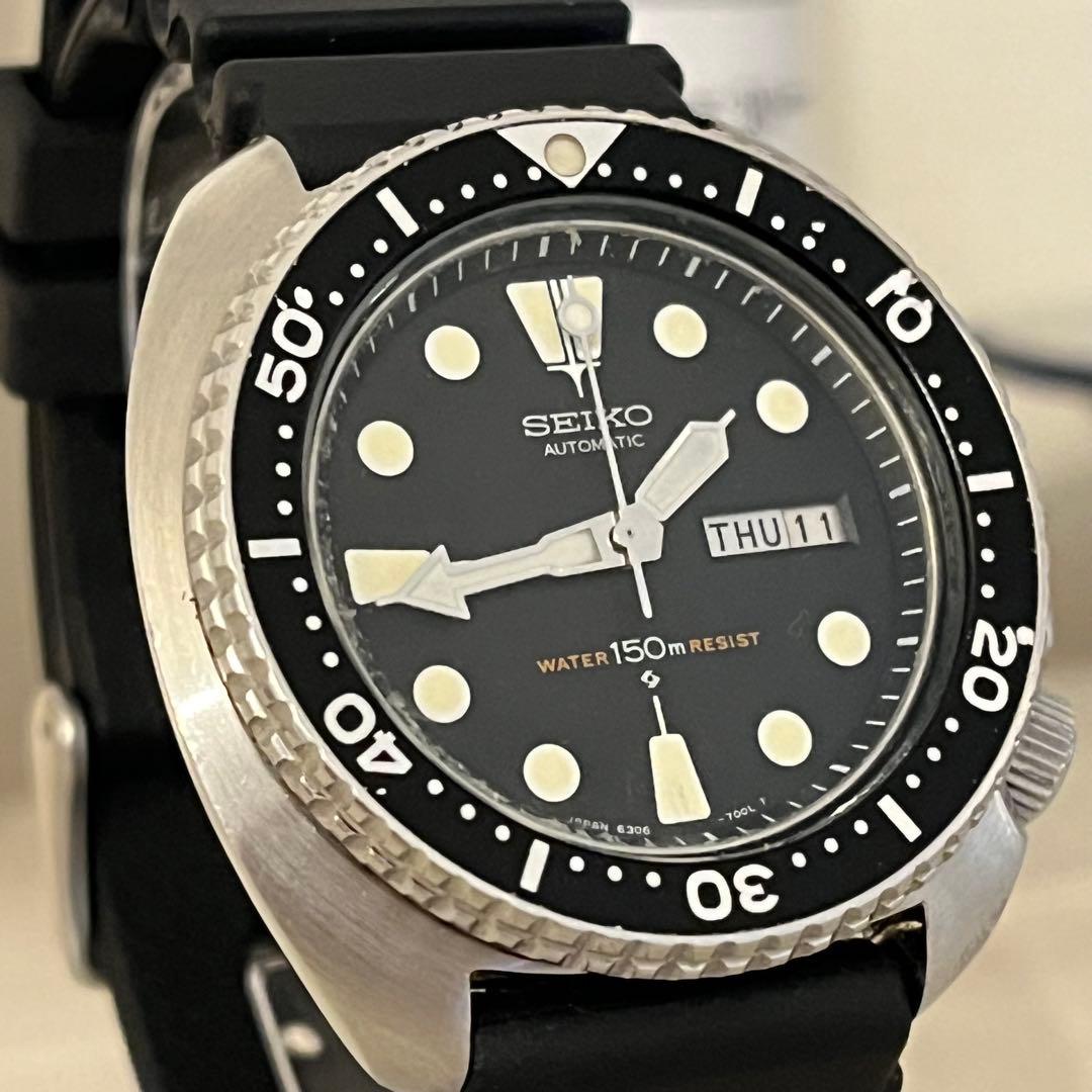 セイコーサードダイバー　 6306-7001 1977年製　自動巻き 稼働品