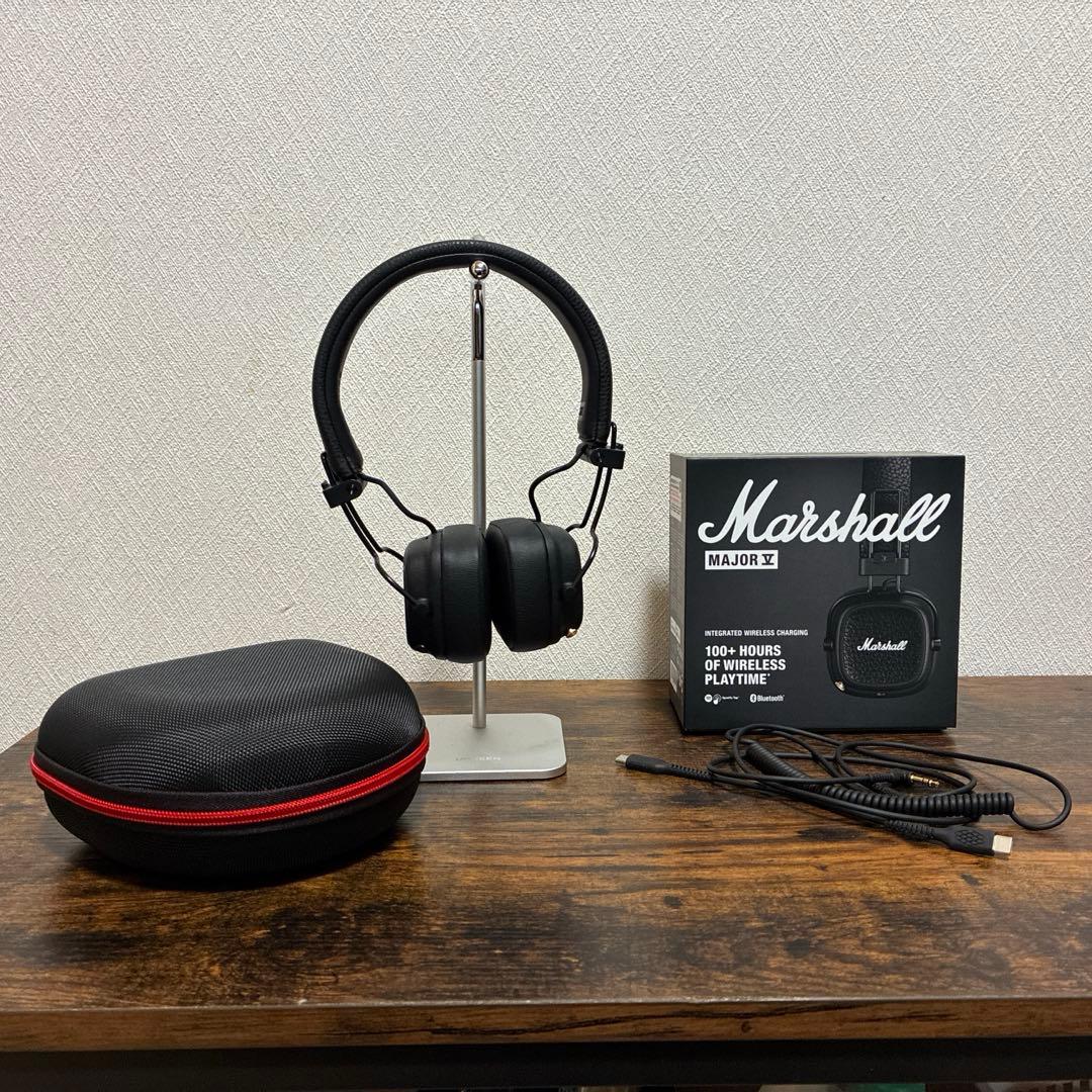 サムさん専用 Marshall Major V ブラック　ケース付き