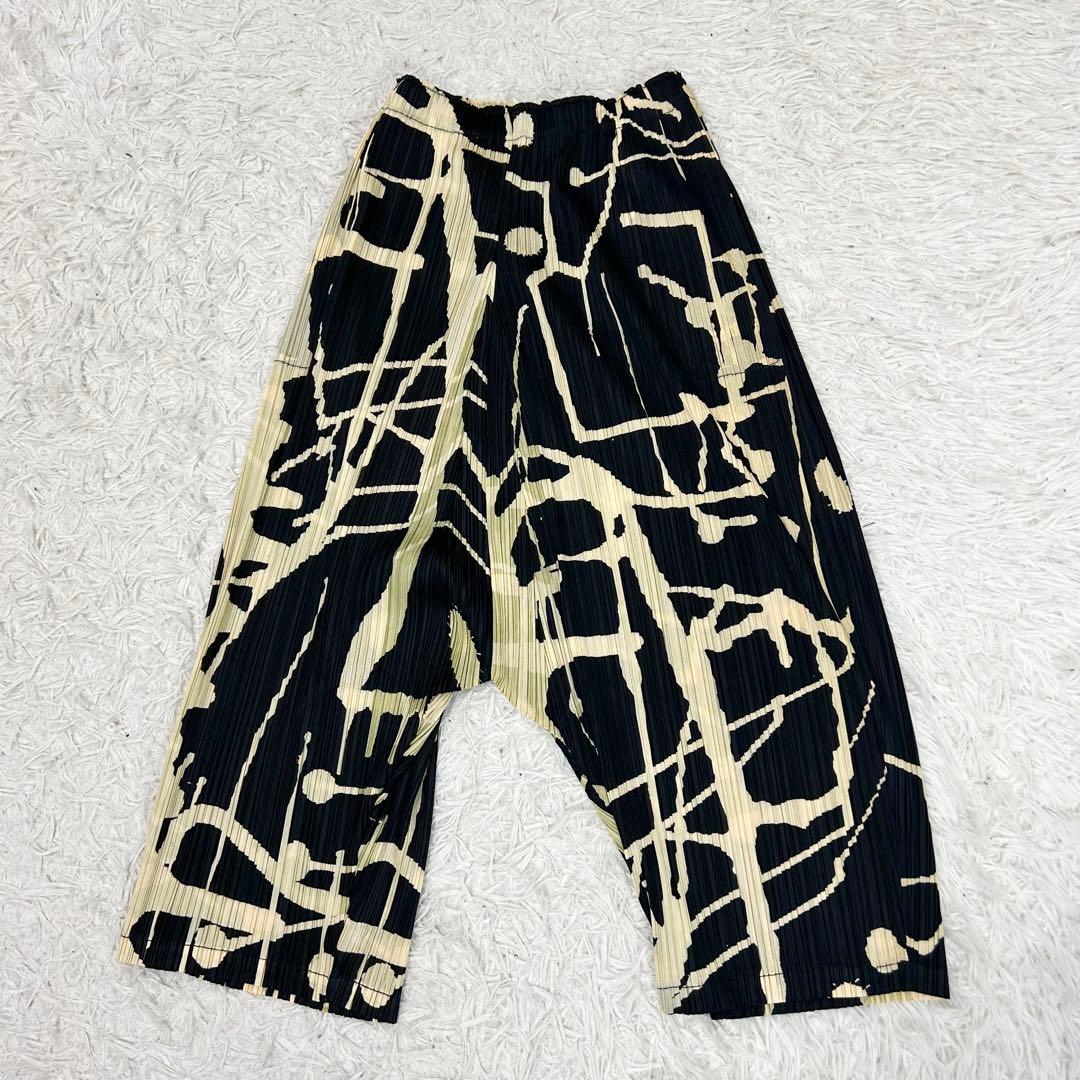 名作 突然の雨 プリーツプリーズ イッセイミヤケ レインシリーズ サルエルパンツ