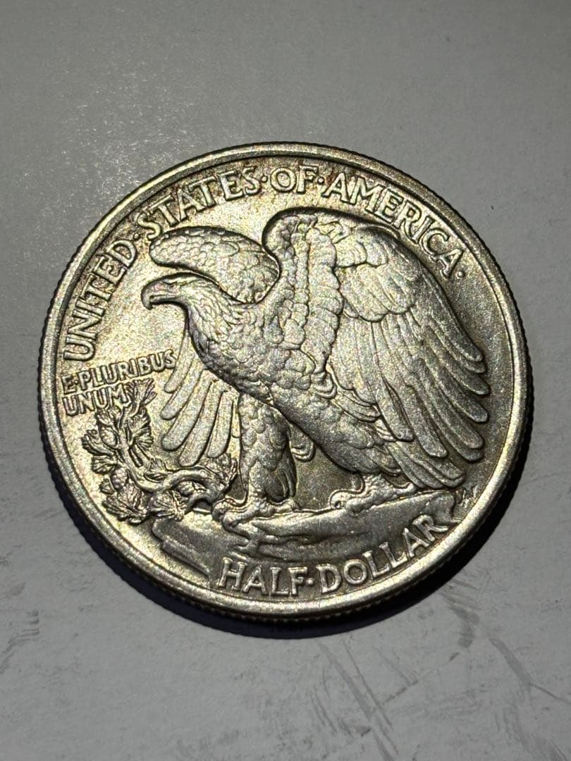 アメリカ　50セント銀貨　1920年　古銭　外国　ハーフダラー