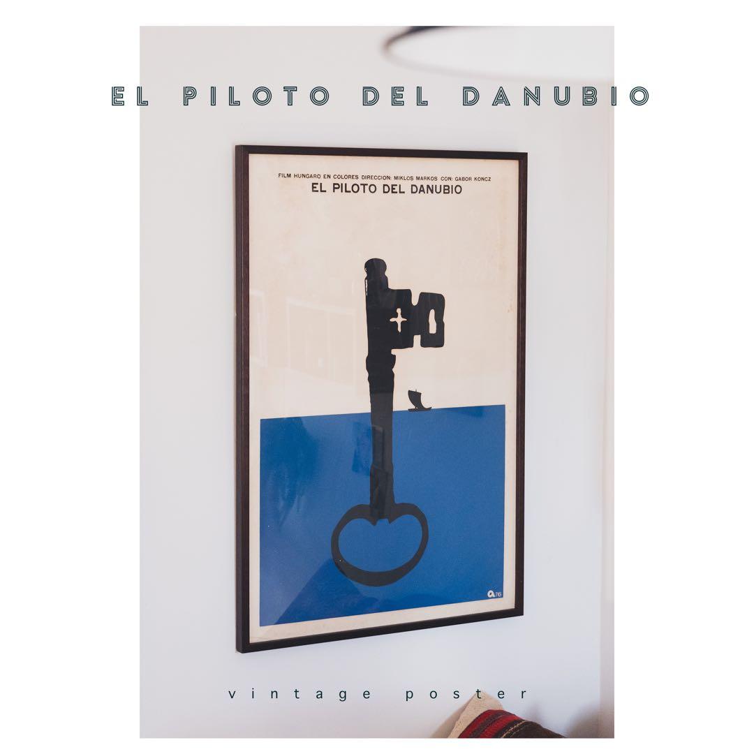 【レア】ジュール ベルヌ 『ドナウの水先案内人』 キューバ ビンテージ ポスター