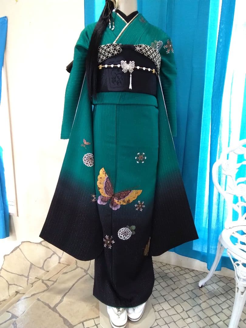 ❰専用❱です！、正絹振袖成人式、重ね衿、帯揚げ、帯締め、袋帯、長襦袢◐