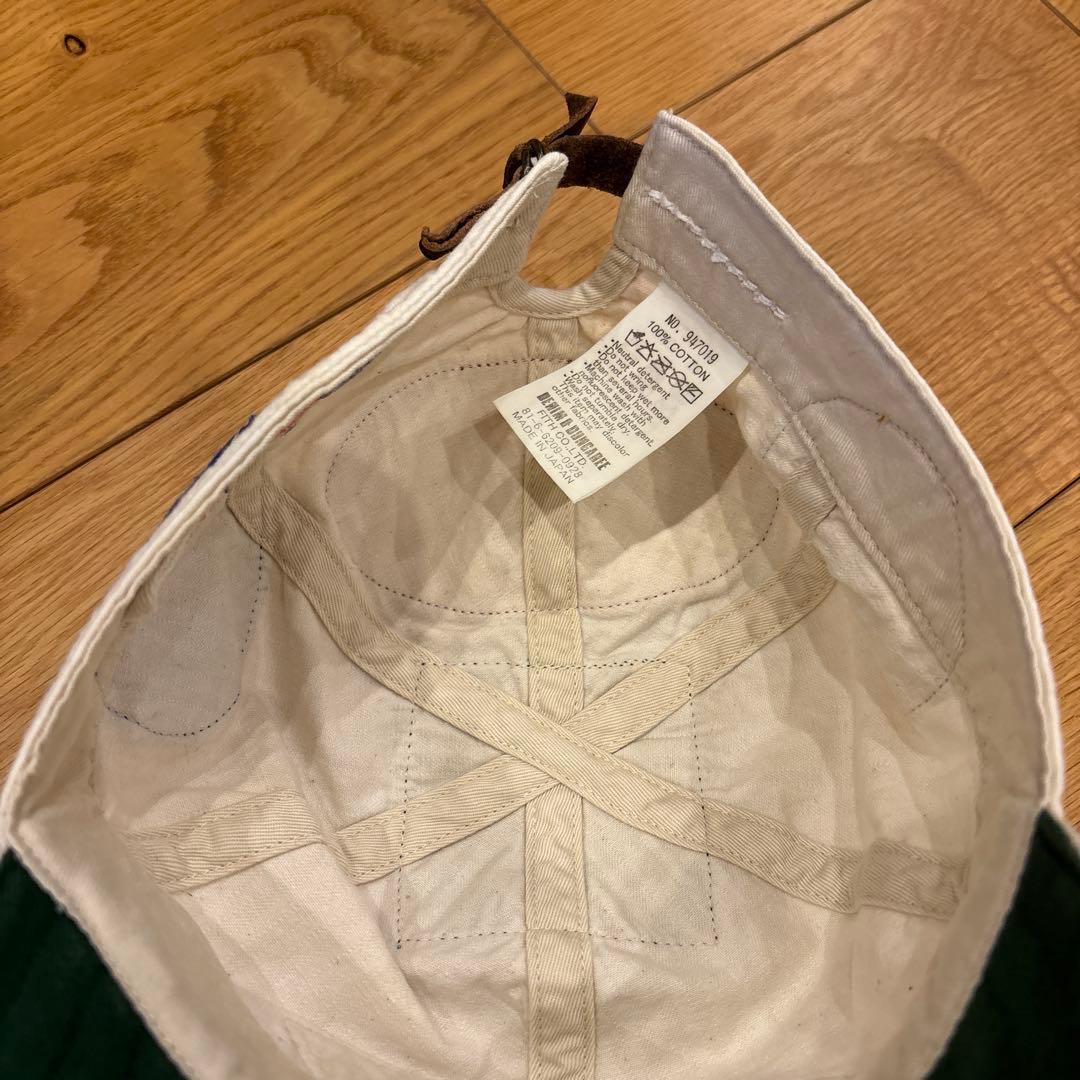 デニムダンガリー　帽子　小沢