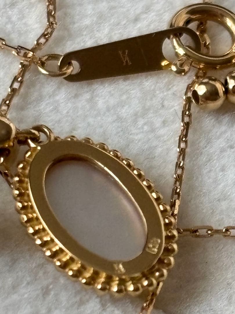 ヴァンドーム青山 ネックレス ピアス K18 シェル