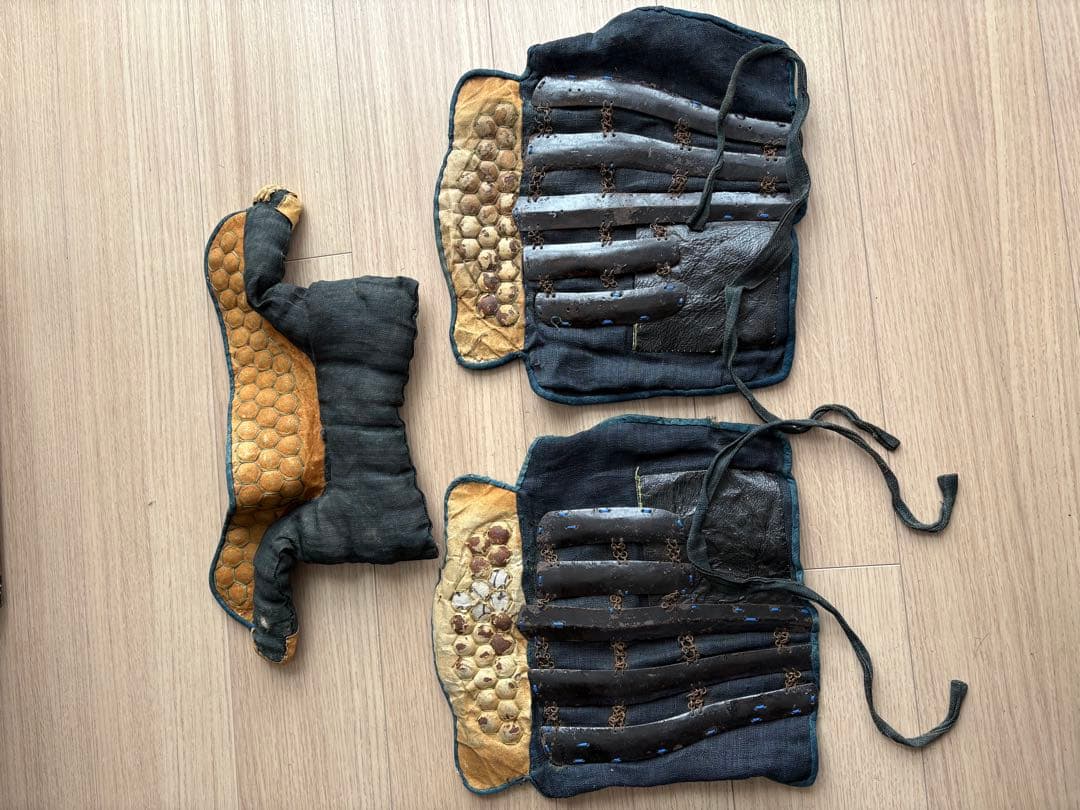 甲冑　等身大　当時物　鎧櫃付き