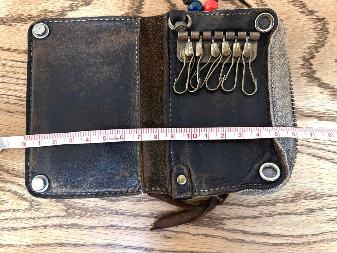 レア　ダブルアールエル　RRL 90s レザーキーケース　ケース　カード