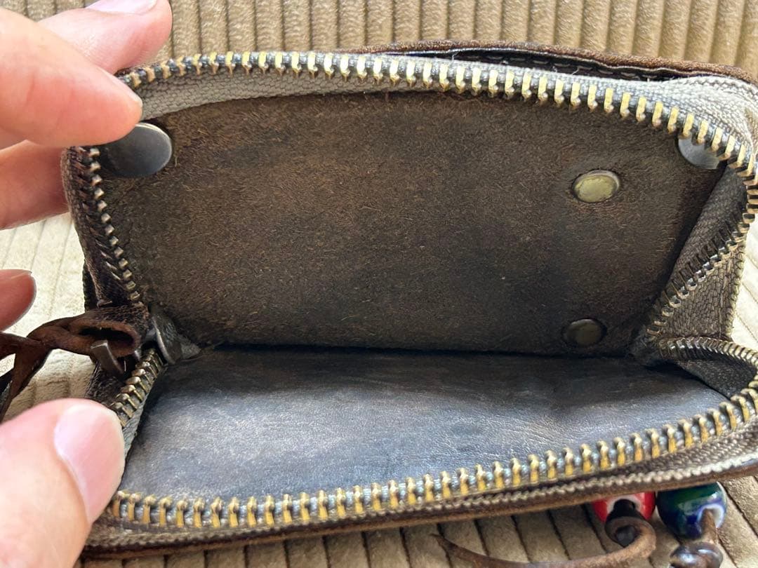 レア　ダブルアールエル　RRL 90s レザーキーケース　ケース　カード