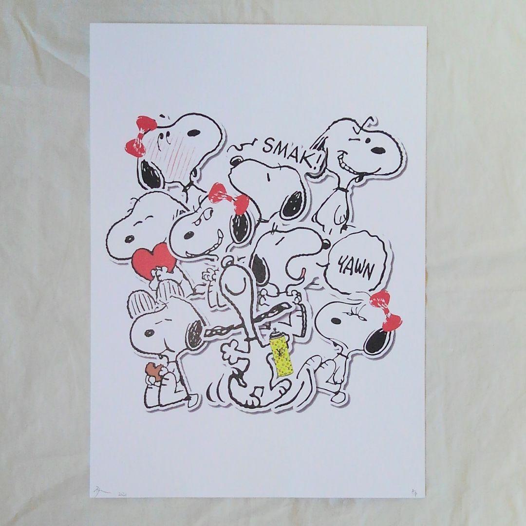 DEATH NYC スヌーピー ルイヴィトン アートポスター　極美品／未使用
